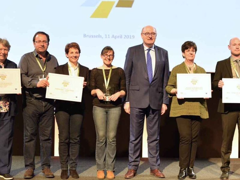 El proyecto LEADER “Pueblos vivos” recibe en Bruselas el diploma de finalista de los premios Rural Inspiration de la Comisión Europea