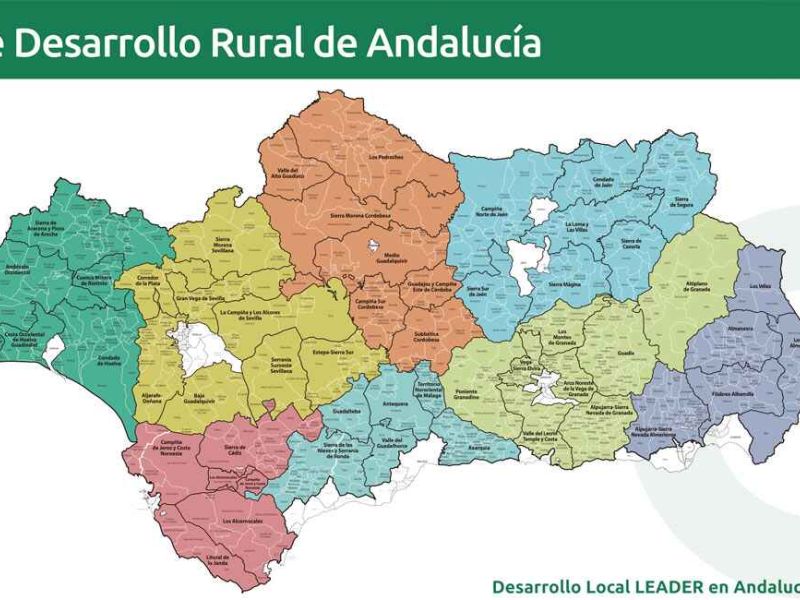 Agricultura publica ayudas de la submedida 19.2 LEADER para proyectos propios de los GDR de Andalucía