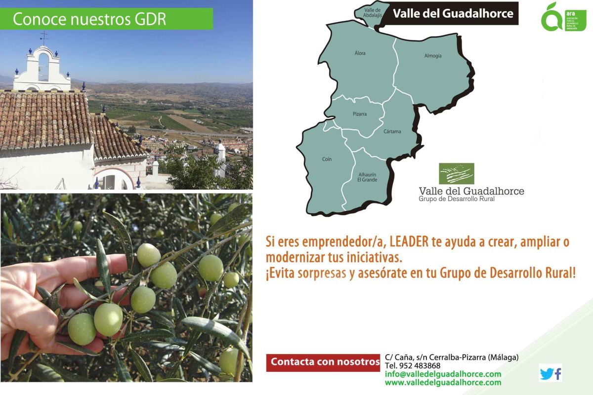 El GDR Valle del Guadalhorce, eje revitalizador de la comarca
