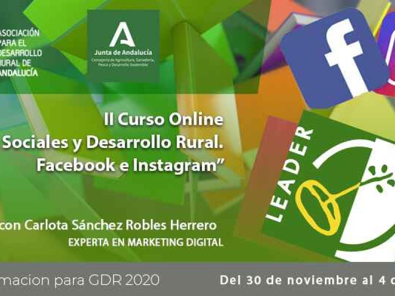 II Curso Online “Redes Sociales y Grupos de Desarrollo Rural. Facebook e Instagram”