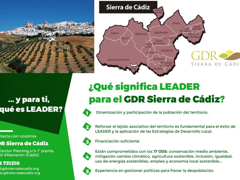    Alfonso Moscoso , presidente del GDR Sierra de Cádiz:    “LEADER es la mejor herramienta para dinamizar y fomentar la participación de los territorios rurales”