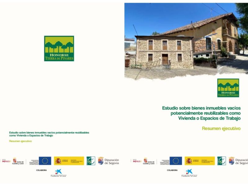 El Grupo de Acción Local Tierra Pinares realiza un inventario de los bienes inmuebles vacíos o reutilizables como vivienda o espacios de trabajo en la comarca