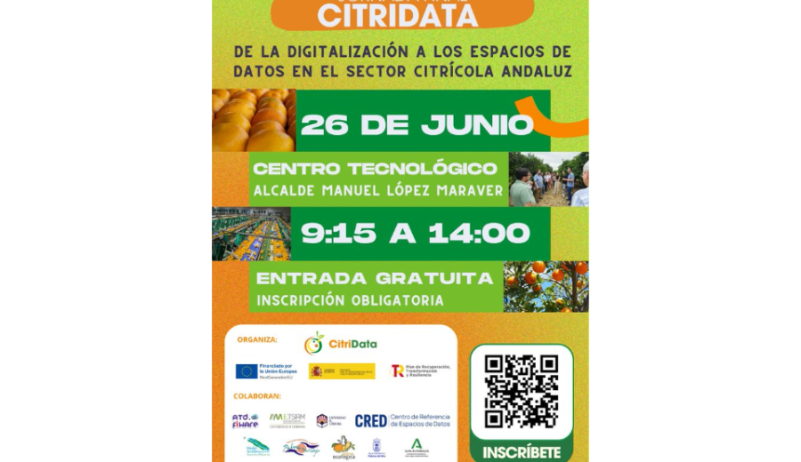 CitriData celebra en Palma del Río una jornada final sobre digitalización y espacios de datos en el sector citrícola andaluz
