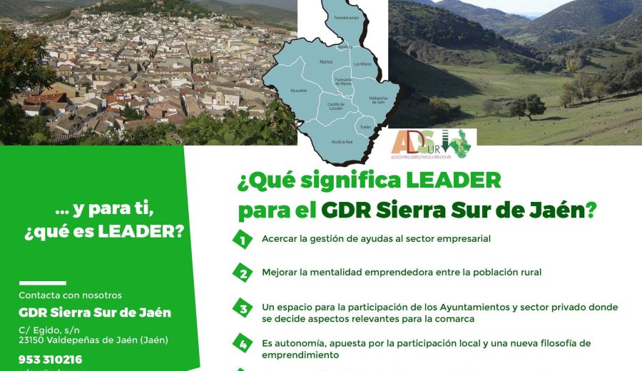 Juan Peinado, presidente del GDR Sierra Sur de Jaén: “LEADER facilita a los pequeños pueblos acceder a programas y proyectos de desarrollo que de otra forma no conseguirían”
