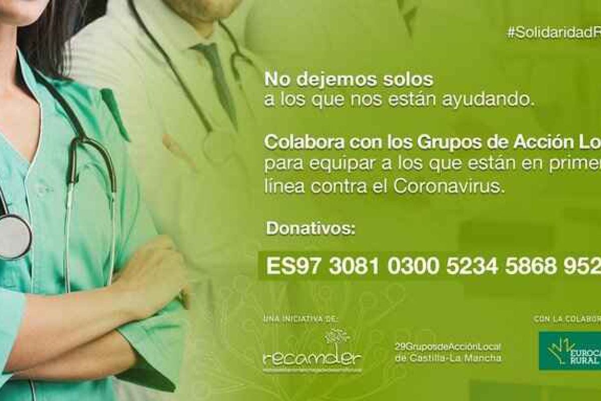 RECAMDER apela a la solidaridad rural para proteger a los profesionales que luchan contra el coronavirus