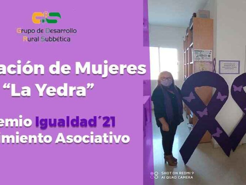 La Asociación de Mujeres La Yedra en la Subbética Cordobesa, premiada por su lucha contra la desigualdad de género en todos los ámbitos
