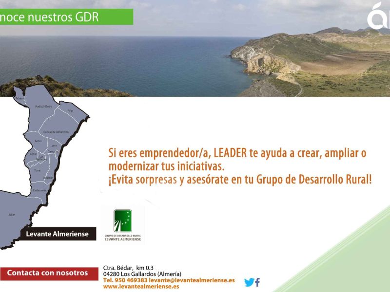 El Levante Almeriense defiende los Grupos de Desarrollo Rural como herramientas clave para luchar contra la despoblación