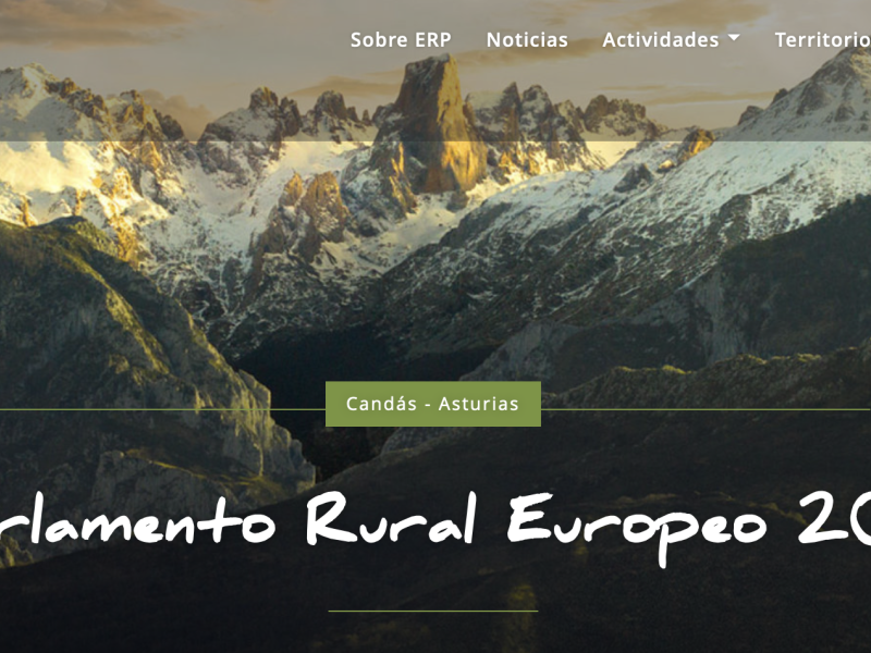 El 4º Parlamento Rural Europeo que se celebrará en Candás (Asturias) el próximo mes de noviembre, acogerá 21 talleres (en inglés) sobre diversas materias de Desarrollo Rural