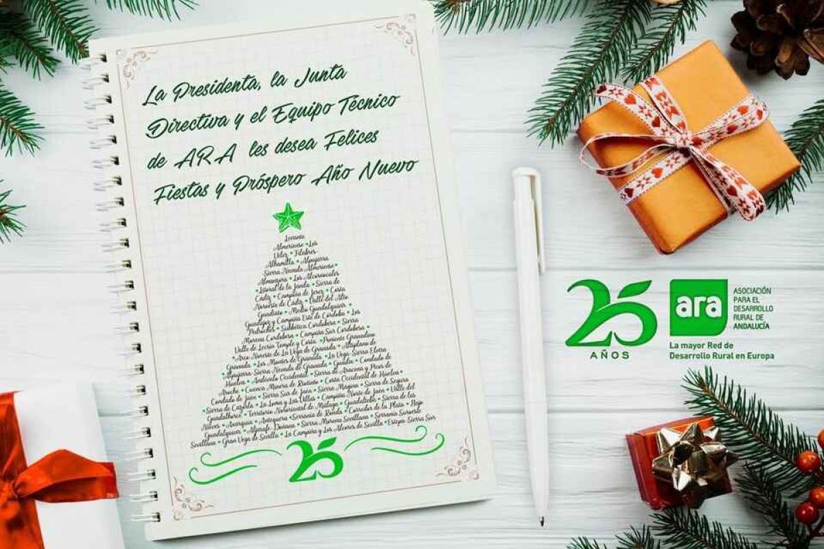 ARA os desea Feliz Navidad y un 2020 lleno de grandes proyectos para el mundo rural