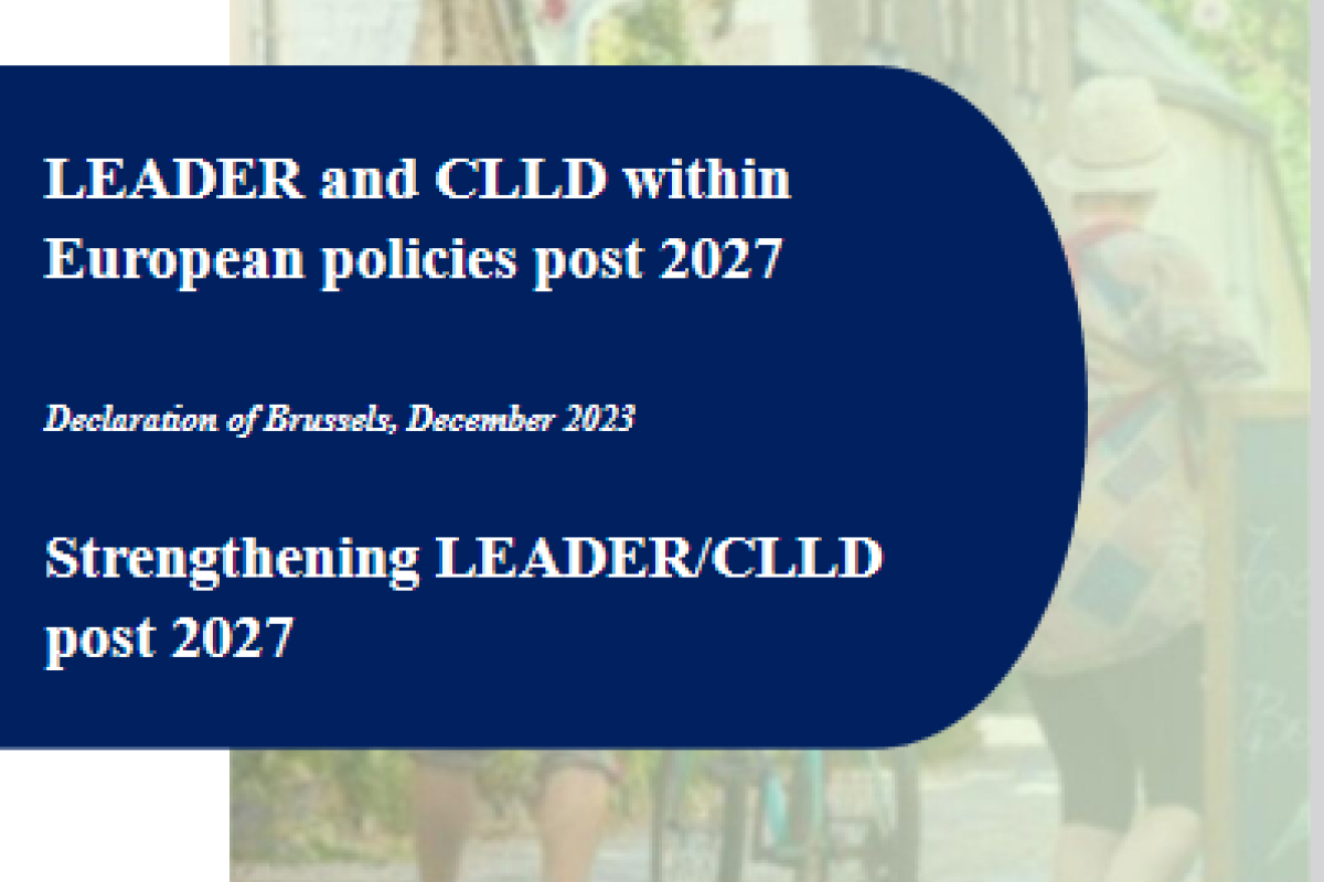 Declaración de Bruselas: LEADER y el Desarrollo Local Participativo dentro de las políticas europeas después de 2027