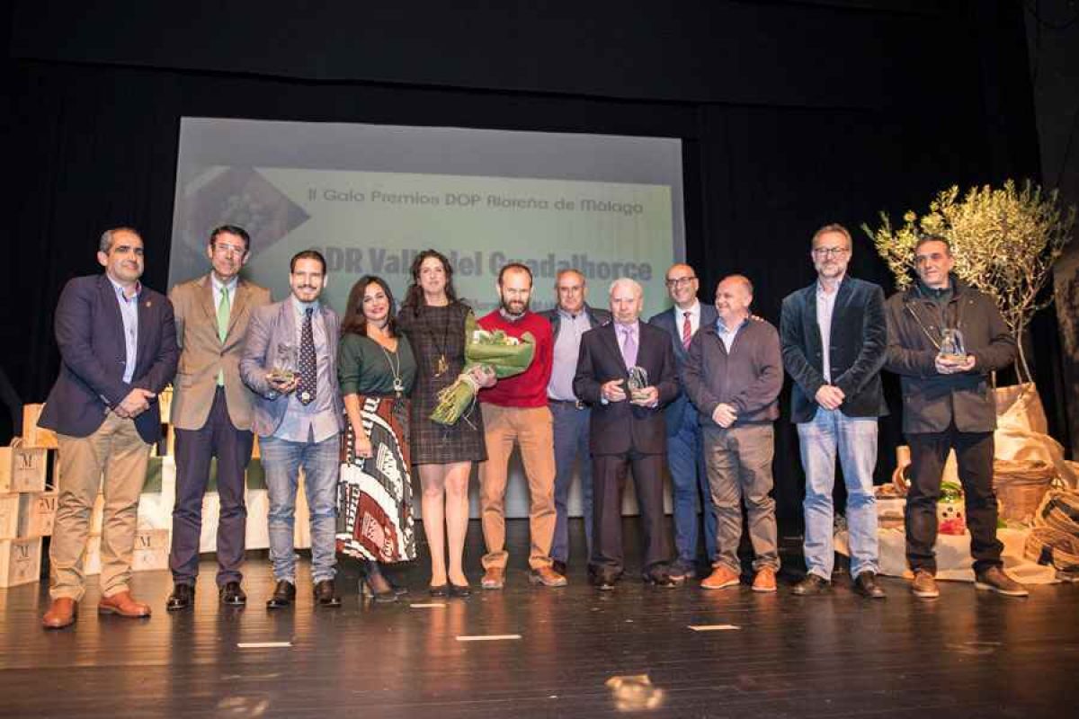 El chef Sergio Garrido, el GDR Valle del Guadalhorce y la familia Molero-Estrada, reconocidos por la DOP Aceituna Aloreña de Málaga
