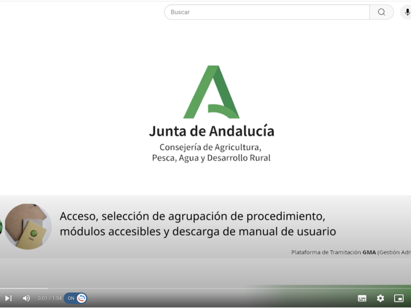 Agricultura publica una serie de tutoriales de la plataforma GMA (Gestión Administrativa)