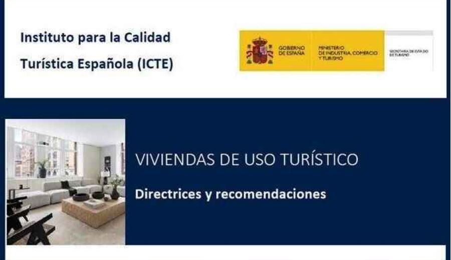 Turismo publica una guía de recomendaciones frente al COVID-19 para Viviendas de Uso Turístico