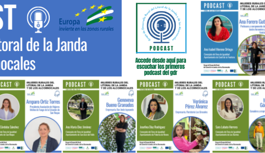 El Grupo de Desarrollo Rural publica el podcast Mujeres del Litoral de la Janda y de Los Alcornocales