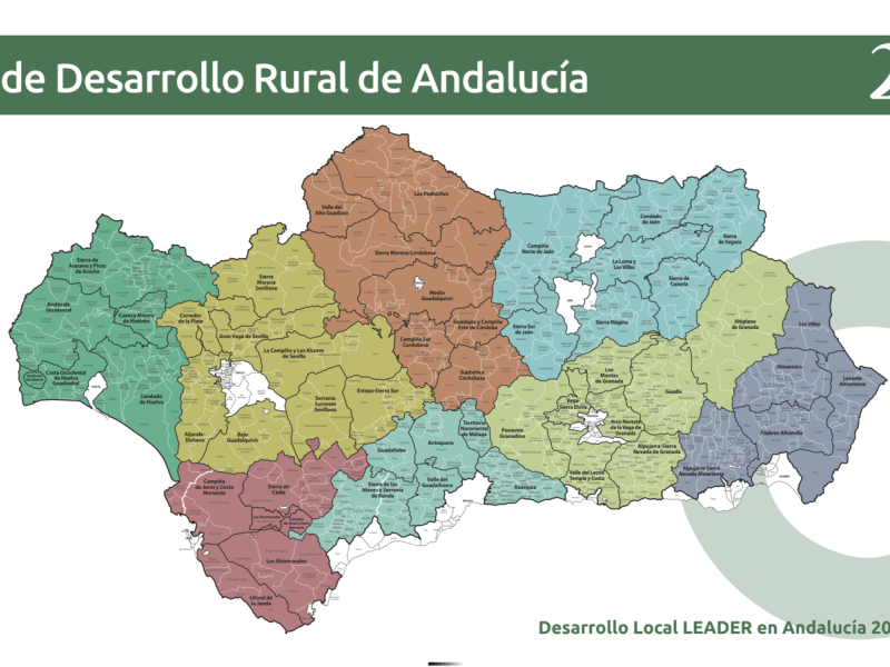ARA elabora mapas de los territorios LEADER de Andalucía 2014-2020