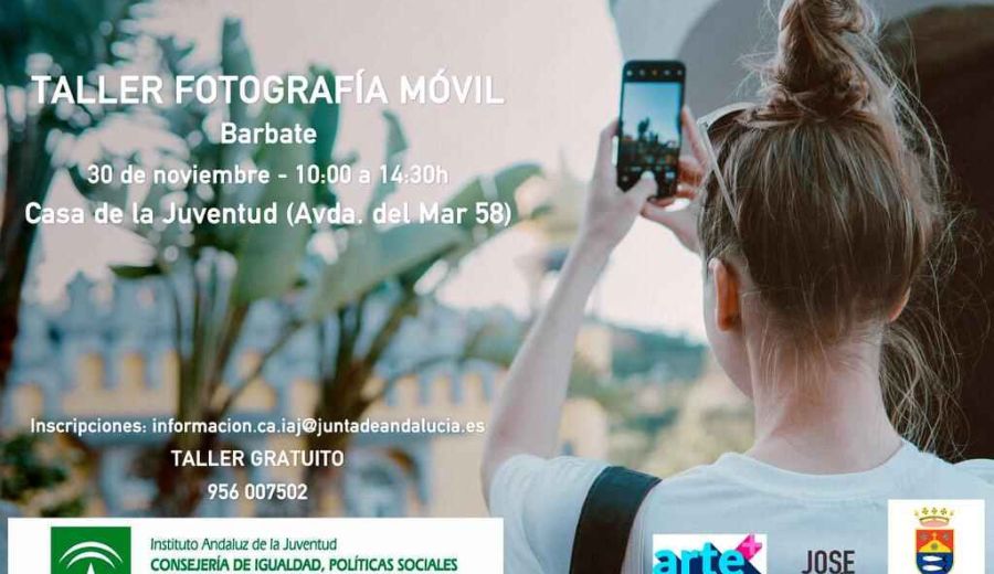 El IAJ impartirá dos talleres de fotografía móvil en Vejer y Barbate en Cádiz