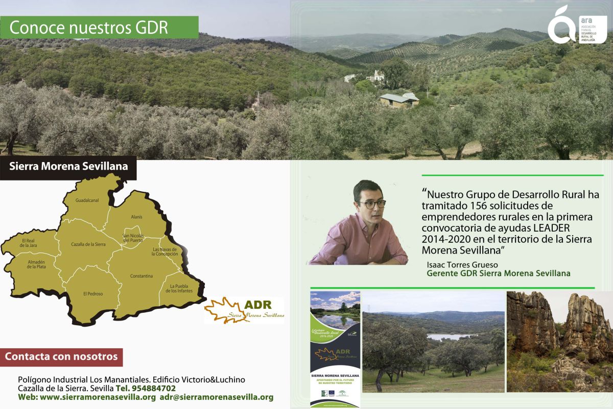 ARA visita los GDR Aljarafe Doñana y Sierra Morena Sevillana para reforzar su presencia en los territorios rurales