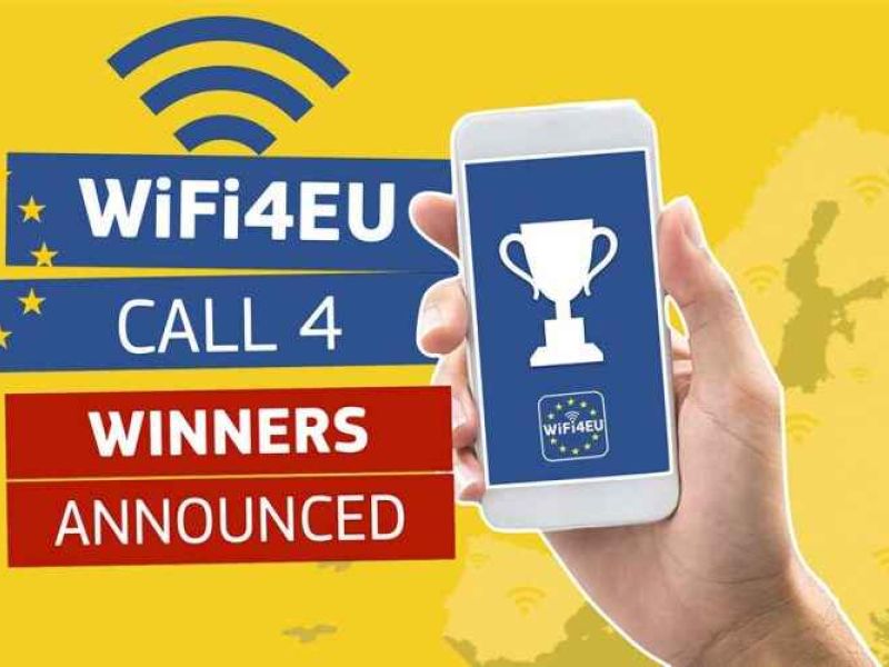 Un total de 224 municipios españoles, beneficiarios de la cuarta convocatoria de WiFi4EU