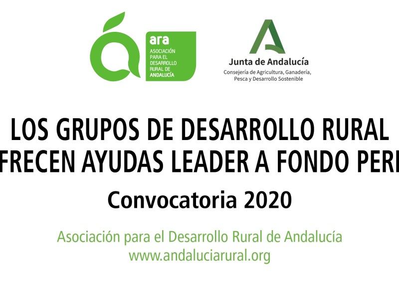 Andalucía  gestiona 40,7 millones en ayudas  LEADER para fomentar el desarrollo en las zonas rurales