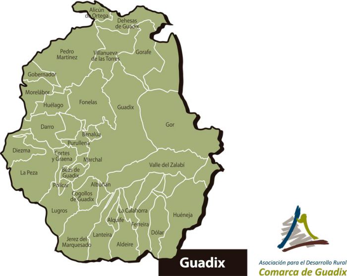 Mapa de Guadix