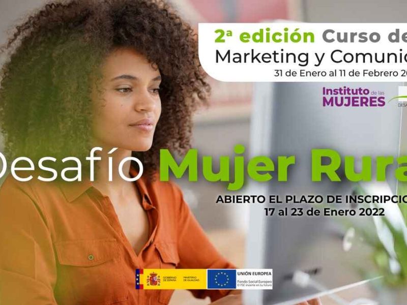 II Curso de Marketing y Comunicación Digital para emprendedoras y empresarias del medio rural