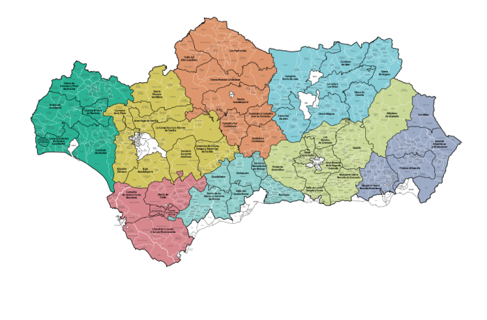 Andalucía publica la nueva convocatoria de ayudas LEADER 2023-2027, dotada con 97, 5M€ para fomentar el emprendimiento en las zonas rurales
