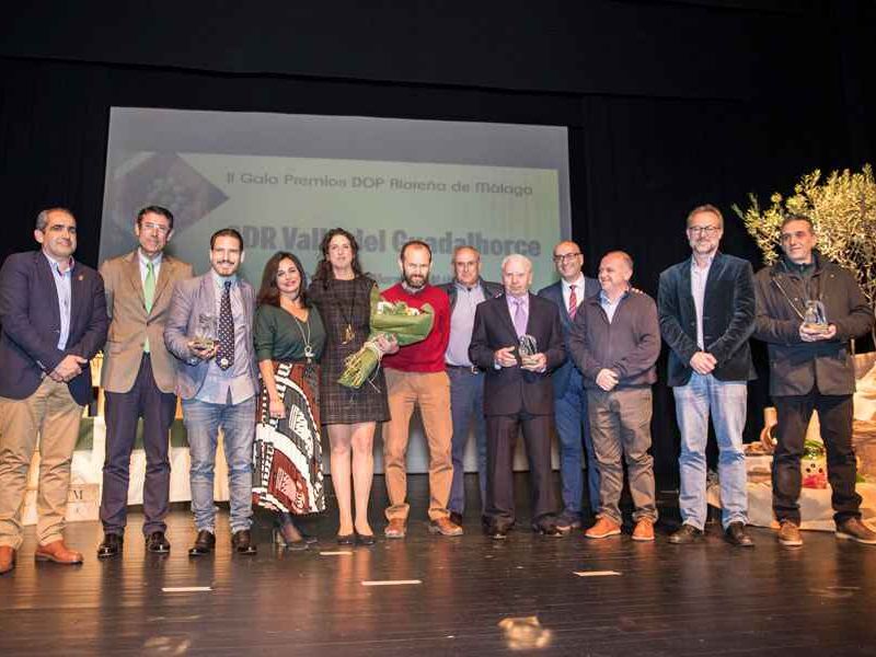 El chef Sergio Garrido, el GDR Valle del Guadalhorce y la familia Molero-Estrada, reconocidos por la DOP Aceituna Aloreña de Málaga