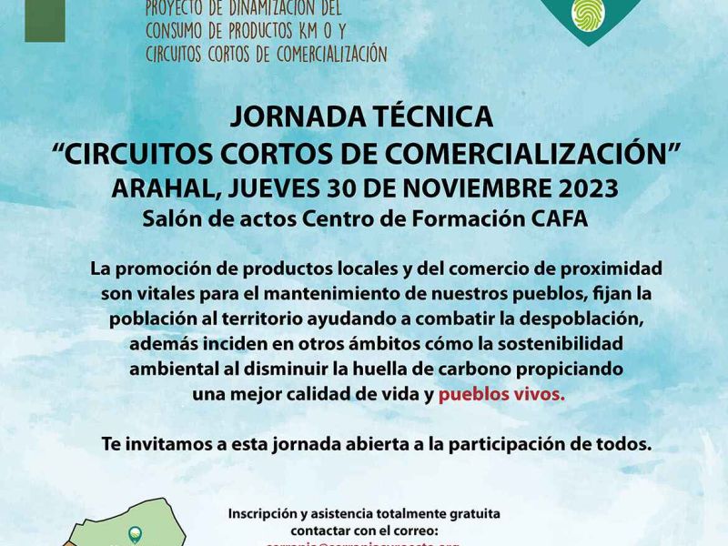 Serranía Suroeste Sevillana organiza la jornada técnica “Circuitos cortos de comercialización”