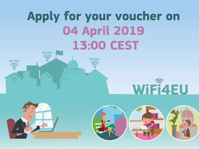 Nueva convocatoria de la Iniciativa WiFi4EU: se abre el plazo de inscripción para la financiación por parte de la UE de puntos de acceso inalámbrico gratuito a internet en espacios públicos