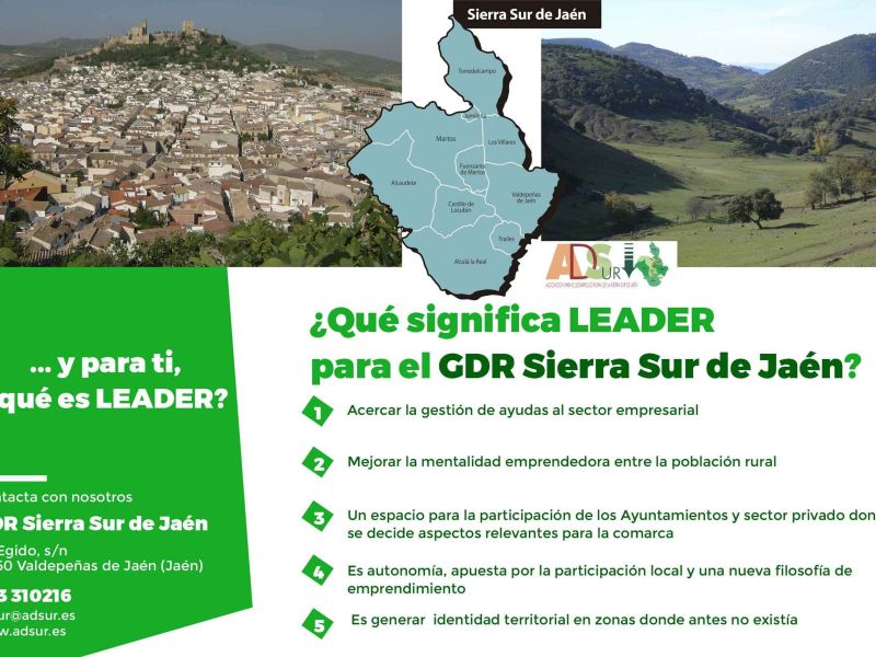 Juan Peinado, presidente del GDR Sierra Sur de Jaén: “LEADER facilita a los pequeños pueblos acceder a programas y proyectos de desarrollo que de otra forma no conseguirían”