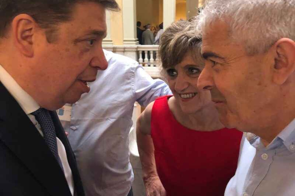 El presidente de READER se reúne con el ministro de Agricultura en funciones, Luis Planas en Oviedo