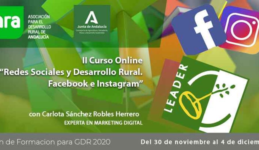 II Curso Online “Redes Sociales y Grupos de Desarrollo Rural. Facebook e Instagram”
