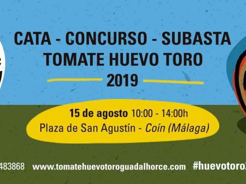 Cata – Concurso – Subasta Tomate Huevo Toro 2019 organizado por el GDR Guadalhorce