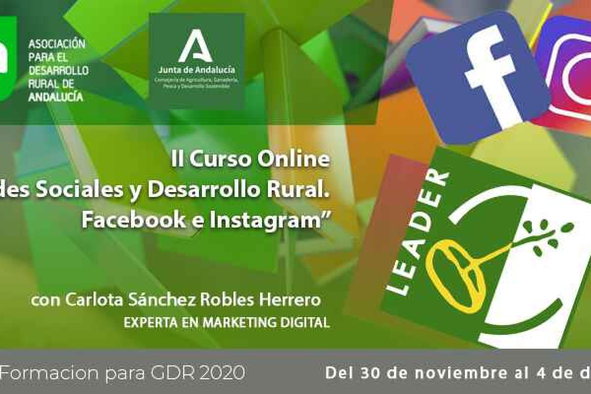 II Curso Online “Redes Sociales y Grupos de Desarrollo Rural. Facebook e Instagram”