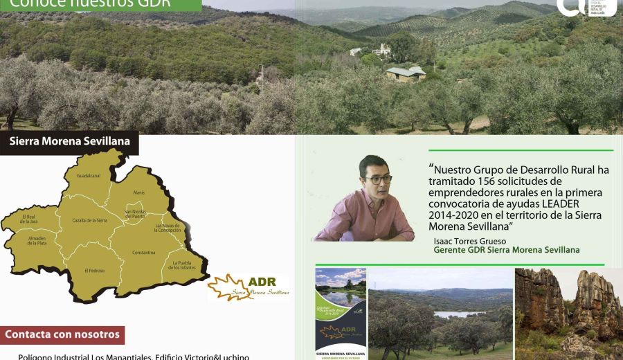 ARA visita los GDR Aljarafe Doñana y Sierra Morena Sevillana para reforzar su presencia en los territorios rurales