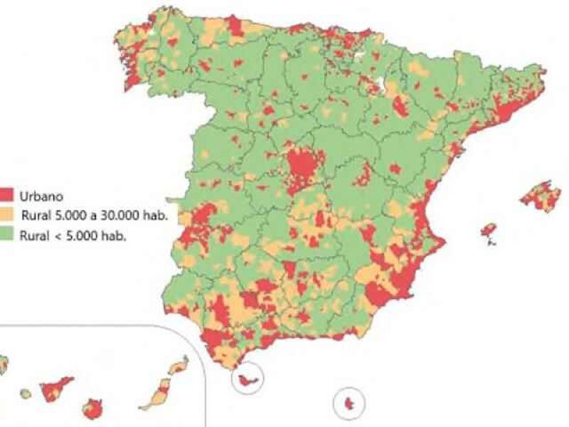 La población de las áreas rurales en España supera los 7,5 millones de personas