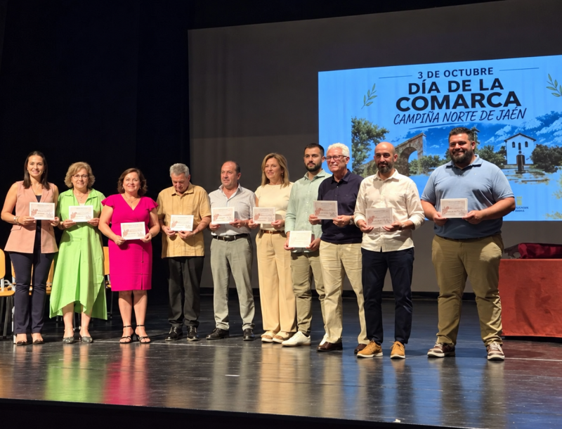 La Campiña Norte de Jaén celebra su “Día de la Comarca” en una jornada de reconocimientos y unión territorial