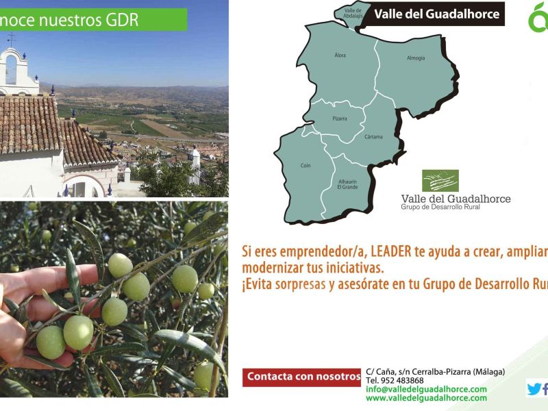 El GDR Valle del Guadalhorce, eje revitalizador de la comarca
