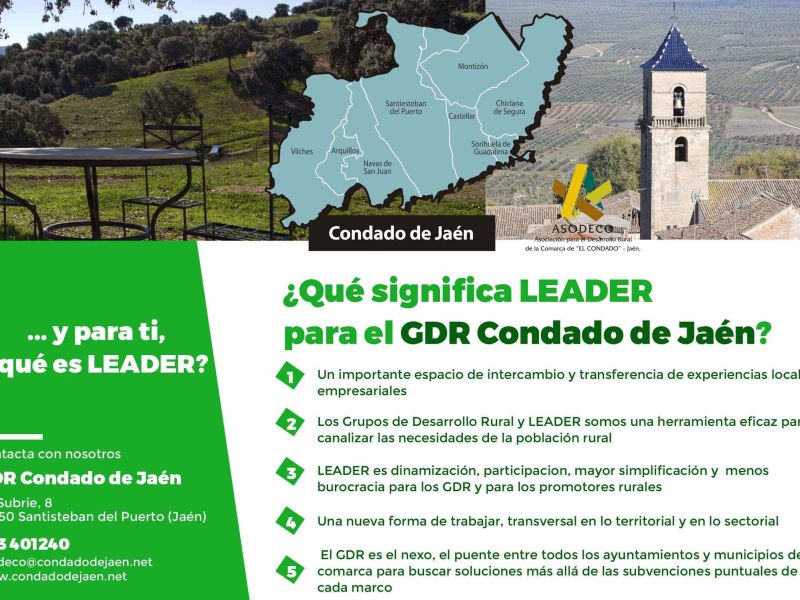 Joaquín Requena, presidente del GDR Condado de Jaén: “Los Grupos LEADER somos una herramienta eficaz para canalizar las necesidades de la población rural”