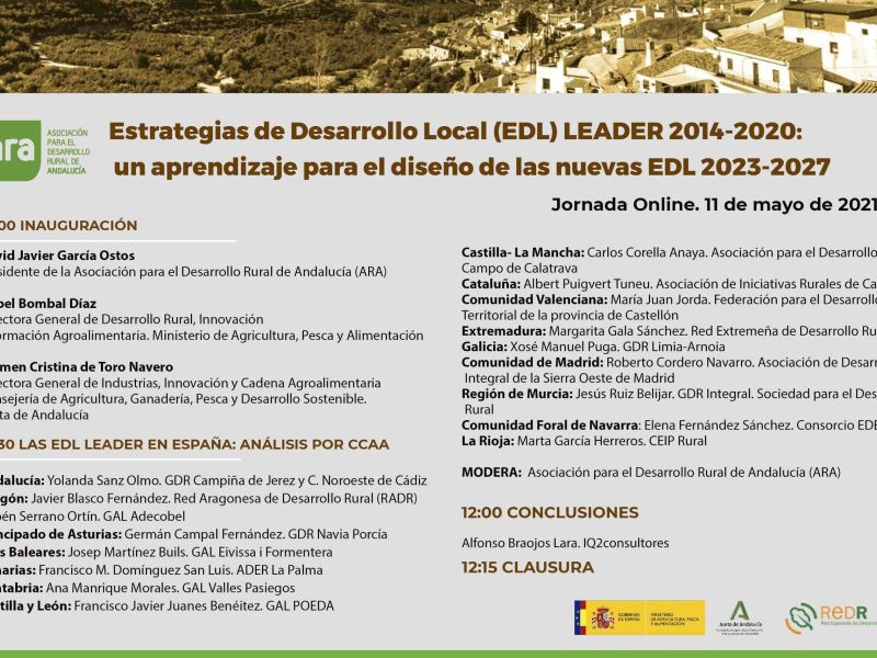 ARA reúne este martes a la práctica totalidad de los Grupos LEADER de España para planificar las estrategias de los territorios rurales en 2023-2027
