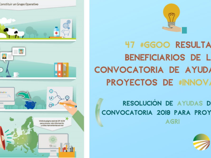 48 Grupos Operativos resultan beneficiarios de la convocatoria de ayudas para proyectos de Innovación