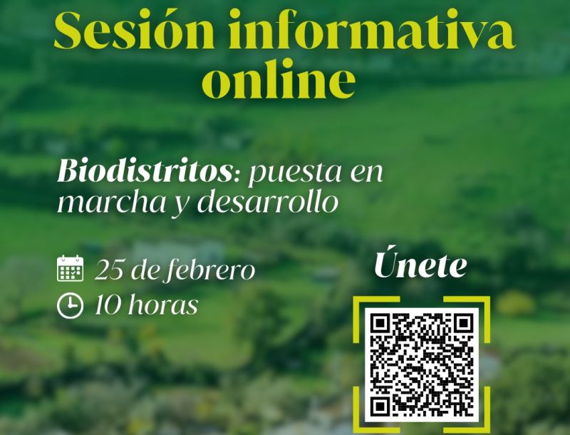 Sesión informativa online “Biodistritos: puesta en marcha y desarrollo”