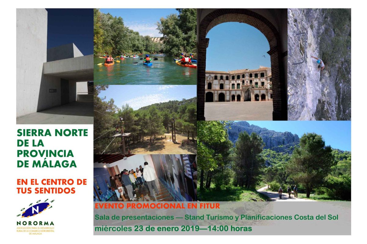 Los municipios de Nororma se promocionan en Fitur con la marca “Sierra Norte de Málaga. En el centro de tus sentidos”