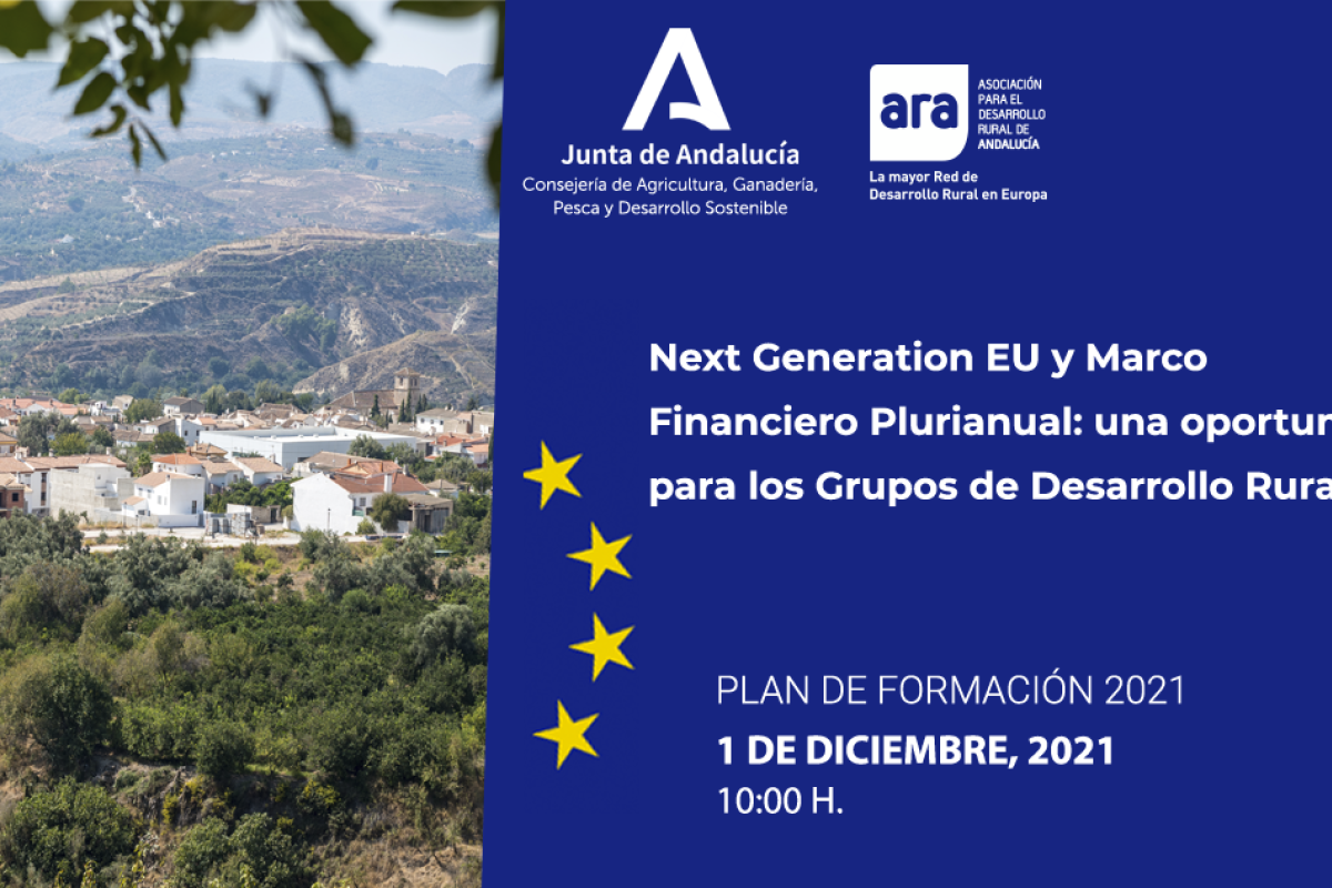 ARA organiza el seminario web “Next Generation EU y Marco Financiero Plurianual: una oportunidad para los Grupos de Desarrollo Rural”