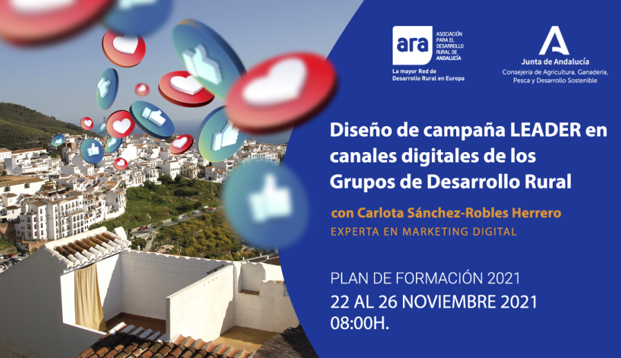 Curso online de ARA:“Diseño de campaña LEADER en canales digitales de los GDR Andalucía”