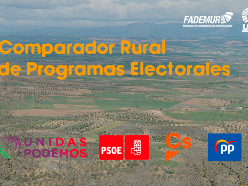 UPA y FADEMUR reeditan el comparador rural de programas electorales para el 28-A