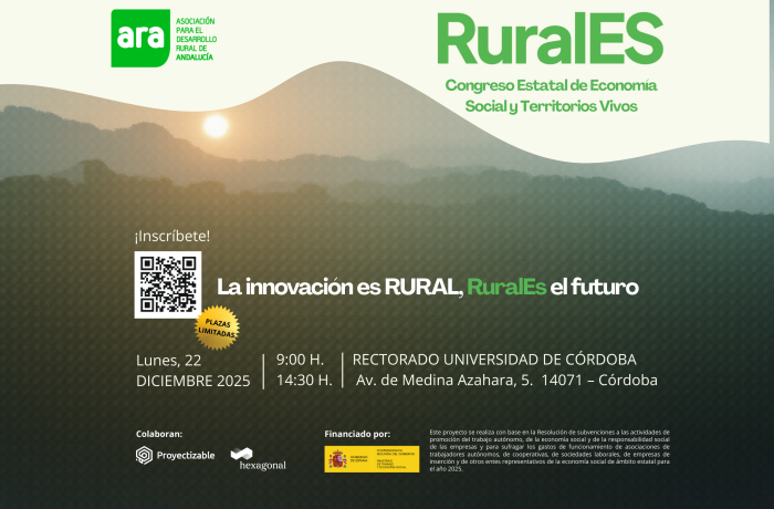 ARA organiza el Congreso RuralES sobre Economía Social y Territorios Vivos en Córdoba