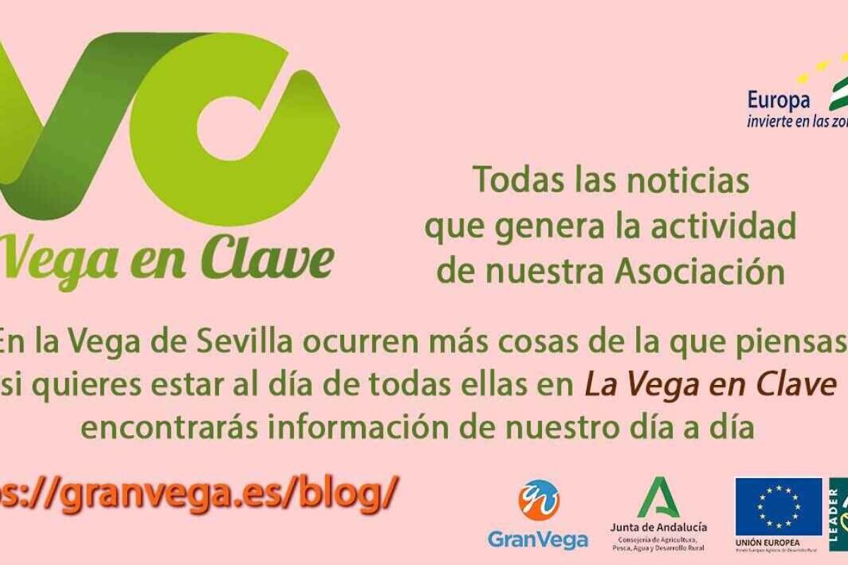 Gran Vega de Sevilla publica el blog “La Vega en clave” con toda la actualidad del Grupo de Desarrollo Rural