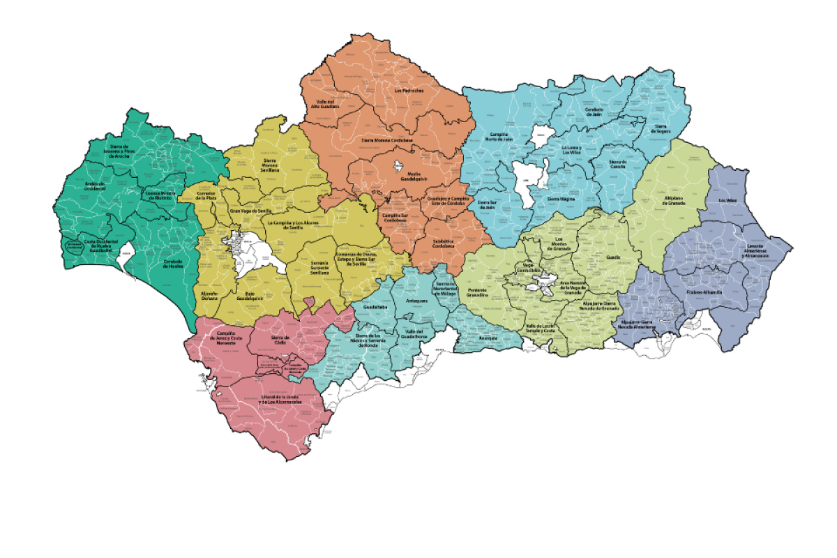 Andalucía publica la nueva convocatoria de ayudas LEADER 2023-2027 dotada con 97, 5M€ hasta 2028