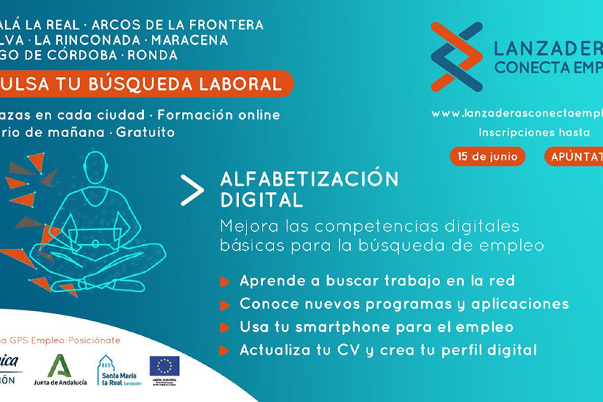 Andalucía contará en junio con siete proyectos de Alfabetización Digital para la búsqueda de empleo